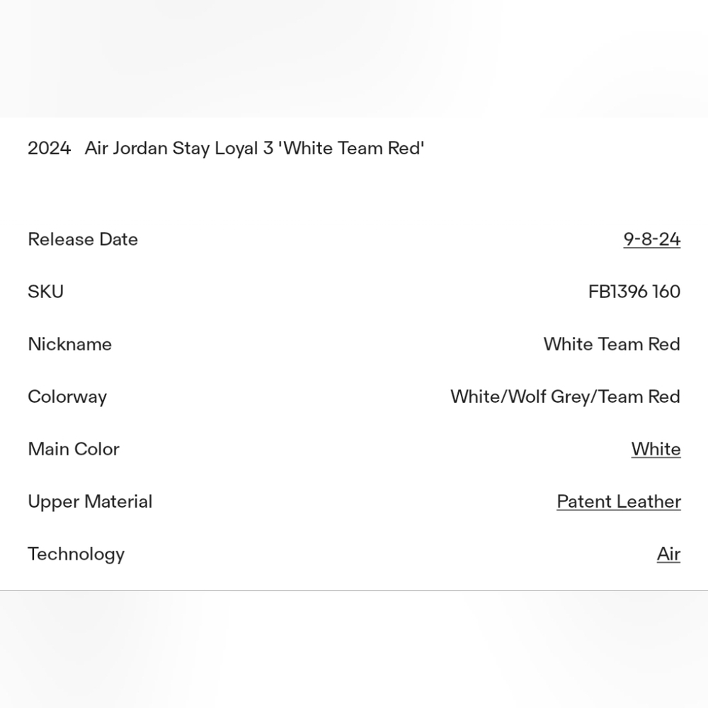 Air Jordan Stay Loyal 3 "White Team Red" - Picture 14 of 14